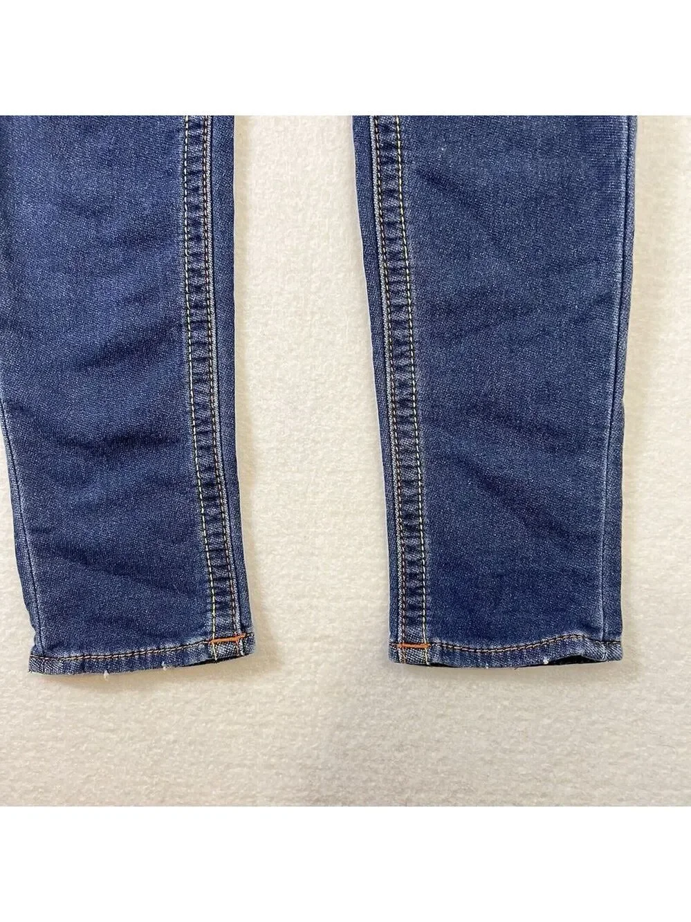 Rock Revival Women Jessica Skinny Jeans Rhinestones Logo Size 28 x 30